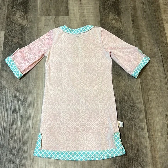 Cabana Life Santorini Long Tunic Cover-Up size 7-8 - Picture 3 of 7